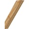Ekena Millwork 6"W x 28"D x 36"H Traditional Rough Sawn Knee Brace, Western Red Cedar BRC06X28X36TRA00RWR - alternate 1